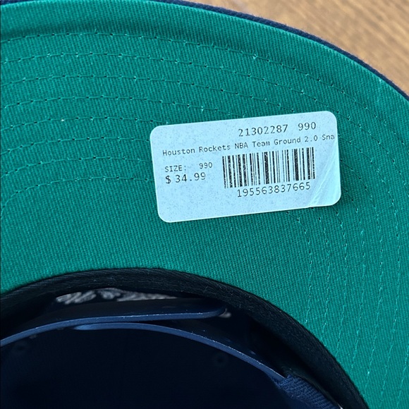 Mitchell & Ness Houston Rockets Snapback Hat - Picture 3 of 3